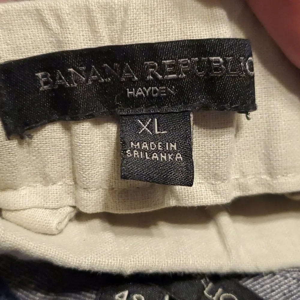 Banana Republic linen blend comfy pants size XL NEW‎
